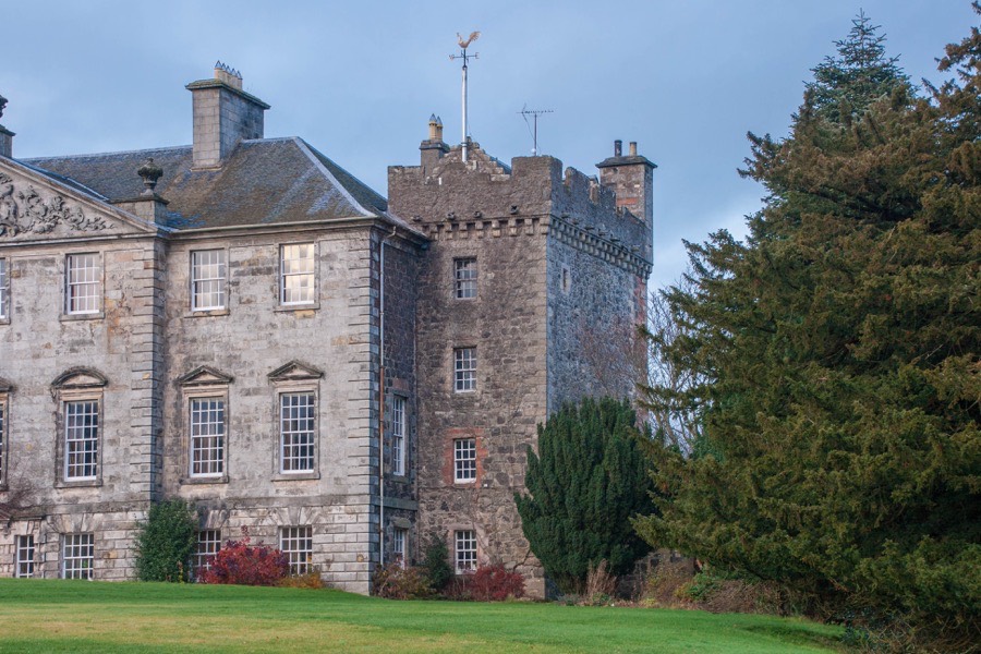 Touch House Castle in St Ninians, Stirlingshire Stravaiging around